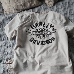 Harley-Davidson Cream Graphic Tee